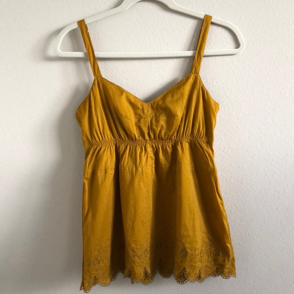 J Crew Custard Strap Blouse